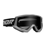 Ochelari Thor Combat Sand Racer sticla fumurie negru cu gri