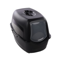 LITIERA PENTRU PISICI FLAMINGO LEXIE L BLACK 39x56x39.5(h)cm foto