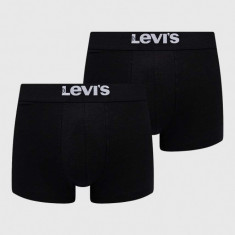 Levi's boxeri 2-pack bărbați, culoarea negru 37149.0805-001