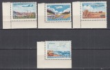 ROMANIA 1956 LP 424 POSTA AERIANA VEDERI COLT DE COALA SERIE MNH