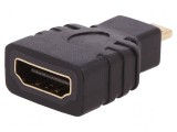 Adaptor HDMI micro, mufă neagră