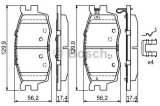 Set placute frana,frana disc KIA RIO II limuzina (JB) (2005 - 2016) BOSCH 0 986 494 617