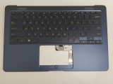 Carcasa superioara cu tastatura palmrest Laptop, Asus, ZenBook 3 Deluxe UX490U, UX490UA, UX490UAK, UX490UAR, 90NB0EI1-R30590, 13NB0EI1AM1202184, ilumi