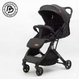 Carucior Sport Tip Troler PopyPapa Travel Stroller , Pliere Rapida cu o Mana, Ultra-Usor, Amortizoare, Centura Siguranta 5 Puncte, Pozitie Somn