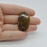 Cabochon jasp cobra 36x21x5mm c57, Stonemania Bijou