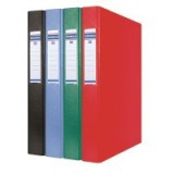 Caiet mecanic Donau A4 2 inele 25mm carton plastifiat cu eticheta