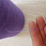 Fir pentru tricotat Lana Merinos Violet Nm 2/28