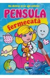 Papusica. Pensula fermecata. Ma distrez si cu apa colorez