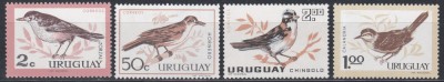 Uruguay 1963 - Păsări, MNH foto
