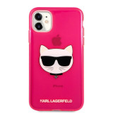 Cumpara ieftin Husa Karl Lagerfeld Choupette Head pentru iPhone 11 Roz