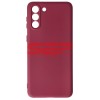 Husa Silicon Burgundy Samsung Galaxy S21 Plus, High Copy, Protectie Premium