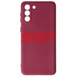 Husa Silicon Burgundy Samsung Galaxy S21 Plus, High Copy, Protectie Premium
