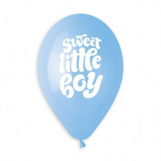 Baloane botez din latex Sweet Little Boy 33 cm set 50 buc foto