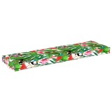 vidaXL Perna pentru palete pentru bancă Tropice Jungle 140x40x8 cm, din fabrică Oxford