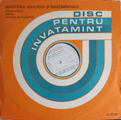 Disc vinil, LP. DISC PENTRU SCOLARI - CLASA I-COLECTIV foto