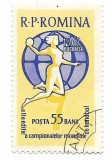 Romania (190) - A II-a editie a C.M. Feminine de handbal in 7, 1962 - obliterata, Sport, Stampilat
