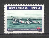 Polonia.1988 70 ani Independenta-Avion MP.219, Nestampilat