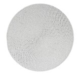Cumpara ieftin Set 4 suporturi farfurii polipropilena argintie Wildon &Oslash;38 cm