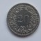 20 RAPPEN 1883 ELVETIA