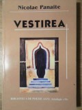 Vestirea, Nicolae Panaite, Editura Alfa, 2004, Poezie, Autograf, 294 pagini
