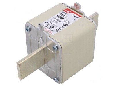 Siguranță NH3 550A 690VAC 550VDC Argintie foto