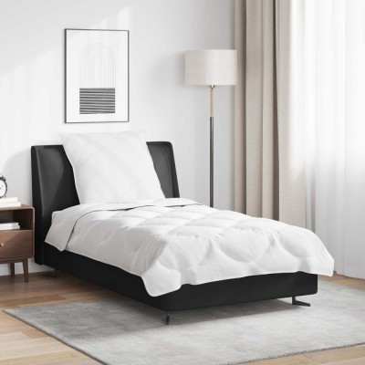 vidaXL Set de Pături cu pernă 2 pcs Alb Microfibră 3376795 foto