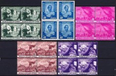 Romania 1950 - Lp 261 - Centenarul nasterii lui Mihai Eminescu - bloc de 4 - MNH ***