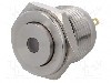 Intrerupator anti-vandalism, OFF-(ON), &Oslash;16mm, ONPOW, GQ16PH-10D/J/G/24V/S