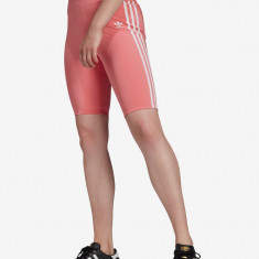 Pantaloni scurti de ciclism cu logo, roz, dama, Adidas