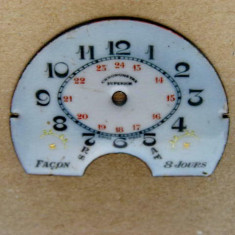 A312-Cadran ceas 8 zile vechi barbat Facon 8 Jours Chronometre Superior.