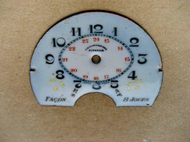 A312-Cadran ceas 8 zile vechi barbat Facon 8 Jours Chronometre Superior.