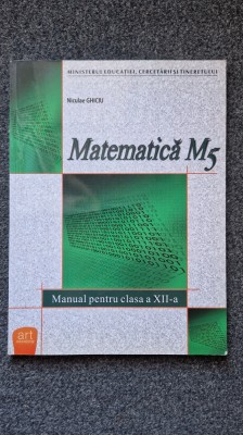 MATEMATICA MANUAL PENTRU CLASA A XII-A - Ghiciu foto