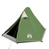 Cumpara ieftin Cort de camping cupola pentru 2 persoane, verde, impermeabil