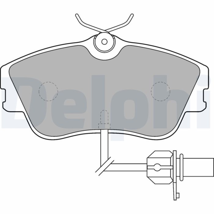 DELPHI LP1542 set placute frana,frana disc