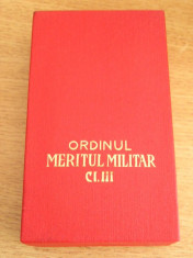 MCP1 - DECORATIE MILITARA COMUNISTA - ORDINUL MERITUL MILITAR CLASA III + BONUS! foto