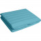 Cearsaf de pat cu elastic din damasc, densitate 130 g/mp, Turcoaz, 180/200cm