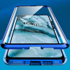 Husa metalica magnetica 360 Samsung Galaxy A32 4G albastra, Albastru