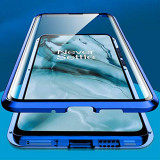 Husa metalica magnetica 360 Samsung Galaxy S20 Plus albastra, Albastru