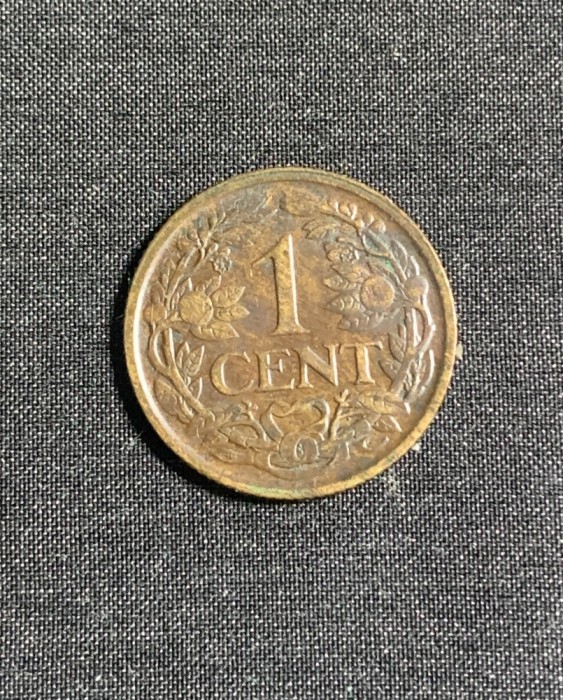 Moneda 1 cent 1922 Olanda