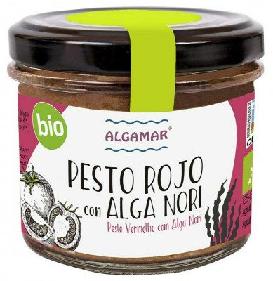 Pesto rosu cu alge nori bio 100g Algamar foto