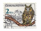Cehoslovacia - Bufnite, 1986 - 2 Kc, obliterata