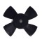 GMV ventilator radiator Opel Astra F, 1991-2002, motor 1.4, 1.6, benzina, 1.7 D/TD, diesel, cutie manuala, fara AC, 150 W; 280 mm; 2 pini,