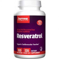 Supliment alimentar Resveratrol 100mg Jarrow Formulas, 120 tablete