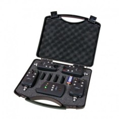 Set 4 avertizori pescuit cu statie Wind Blade si geanta de protectie