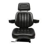 Scaun reglabil universal pentru tractor cu cotiere si tetiera 765x515 mm