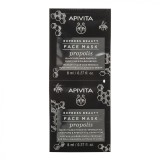 Cumpara ieftin Masca de fata purifianta cu extract de propolis, 2*8 ml, Apivita