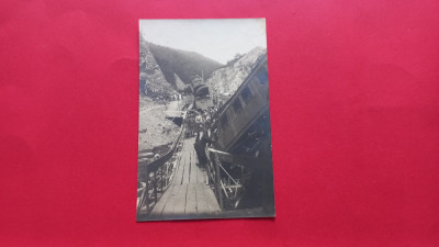 Prahova Accident Tren Comarnic Sinaia 1922 CFR foto