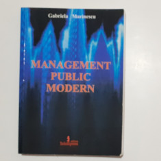 Gabriela Marinescu - Management Public Modern ( poze cuprins )