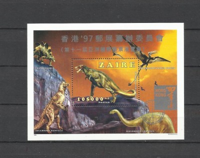 ZAIR 1997 DINOZAURI SUPRATIPAR HONG KONG foto