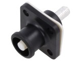 Conector alimentare DC SurLok Plus tată 5,7mm PIN 1 negru